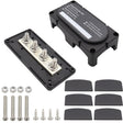 CP-3089-01 300A 48V 4-way M8 Terminal Busbar(Black) - free shipping - PMC TechLife - Order now!