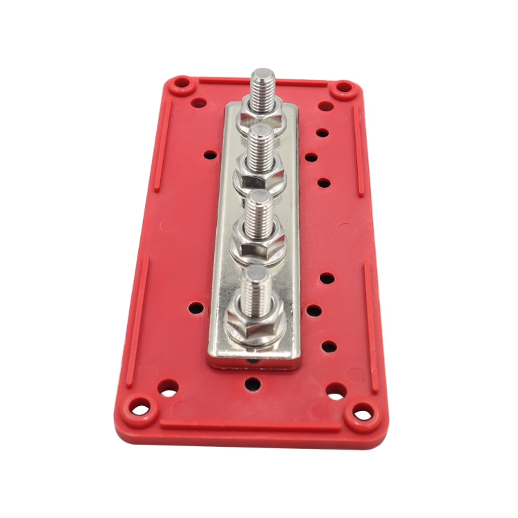 CP-3089-02 300A 48V 4-way M8 Terminal Busbar(Red) - Booster Cable & Clip by PMC TechLife | Online Shopping South Africa | PMC TechLife | Buy Now Pay Later Mobicred