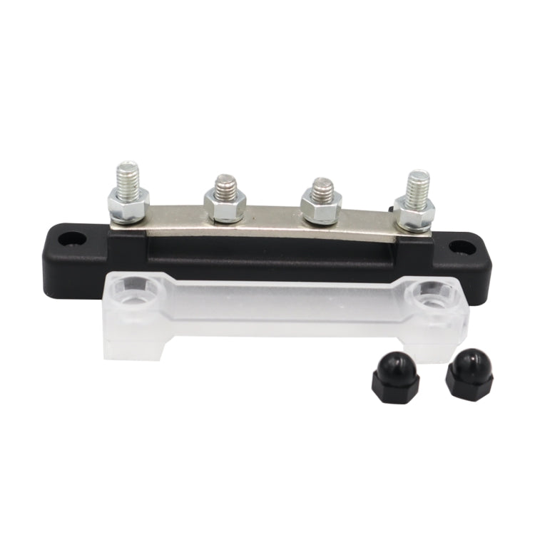 CP-3116-02 150A 12-48V RV Yacht Single-row 2-way Busbar(Black) - Booster Cable & Clip by PMC TechLife | Online Shopping South Africa | PMC TechLife | Buy Now Pay Later Mobicred
