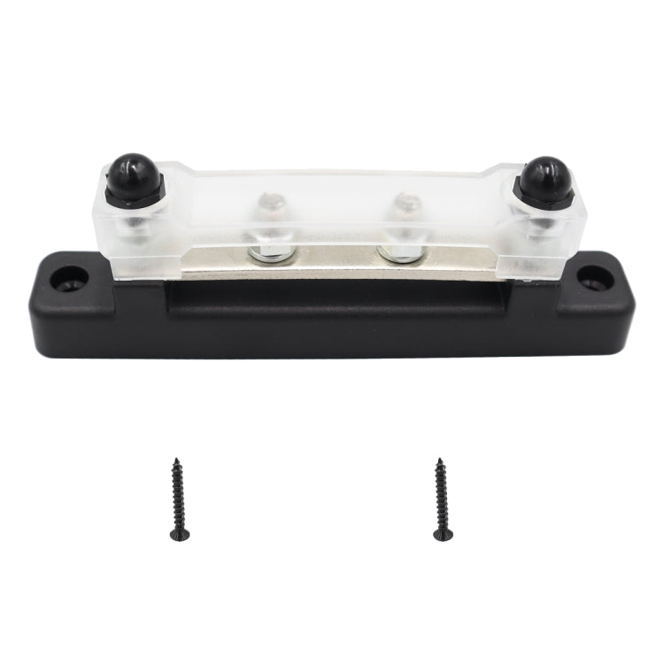 CP-3116-02 150A 12-48V RV Yacht Single-row 2-way Busbar(Black) - Booster Cable & Clip by PMC TechLife | Online Shopping South Africa | PMC TechLife | Buy Now Pay Later Mobicred