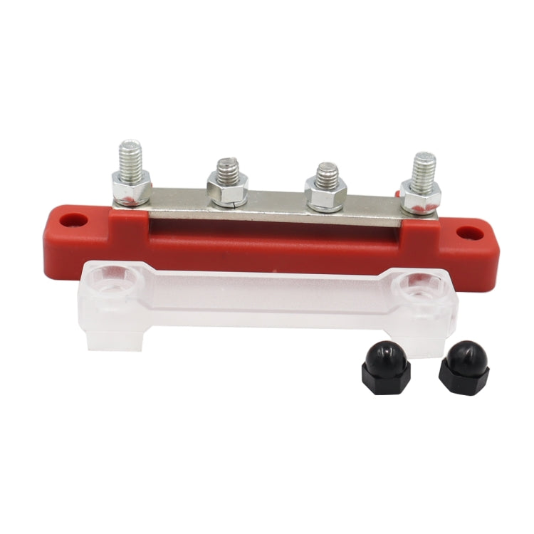 CP-3116-01 150A 12-48V RV Yacht Single-row 2-way Busbar(Red) - Booster Cable & Clip by PMC TechLife | Online Shopping South Africa | PMC TechLife | Buy Now Pay Later Mobicred