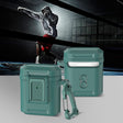 For AirPods 1 / 2 Earphone TPU + PC Protective Case(Dark Green) - For AirPods 1/2 by PMC Jewellery | Online Shopping South Africa | PMC Jewellery | Buy Now Pay Later Mobicred