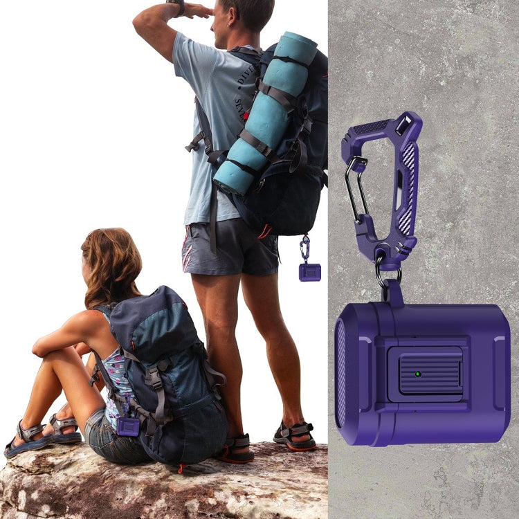 For AirPods 1 / 2 Earphone TPU + PC Protective Case(Black) - For AirPods 1/2 by PMC Jewellery | Online Shopping South Africa | PMC Jewellery | Buy Now Pay Later Mobicred