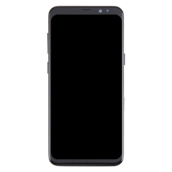 TFT LCD Screen for Samsung Galaxy S8+ SM-G955 Digitizer Full Assembly with Frame(Black)