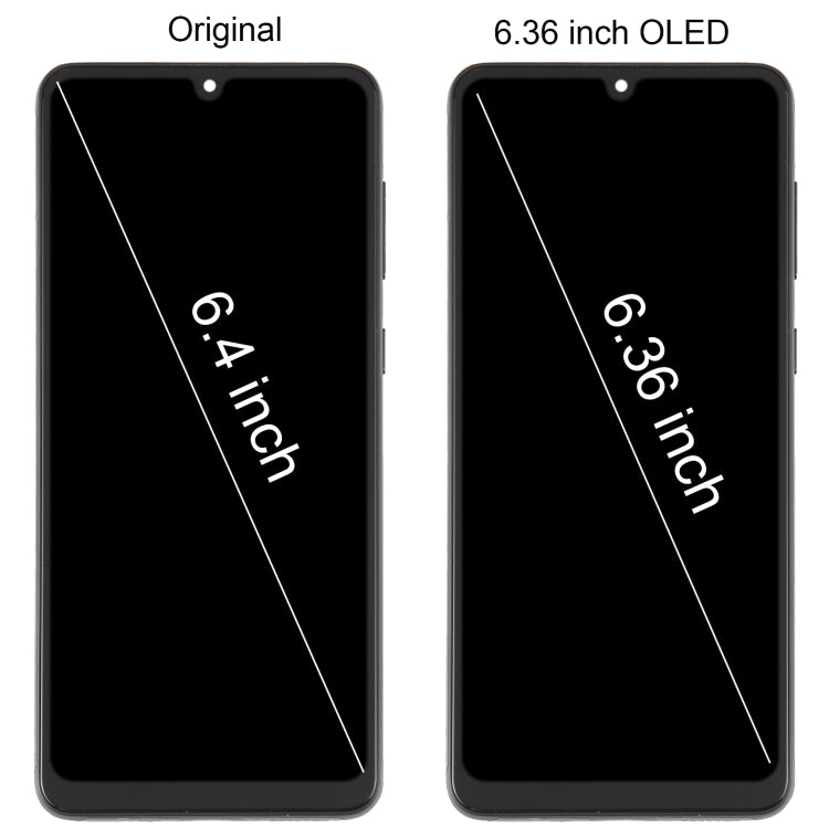 For Samsung Galaxy A33 5G SM-A336 6.36 inch OLED LCD Screen Digitizer Full Assembly with Frame(Black)
