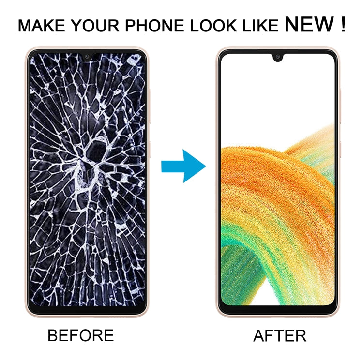 For Samsung Galaxy A33 5G SM-A336 6.36 inch OLED LCD Screen Digitizer Full Assembly with Frame (Blue) - free shipping - PMc TechLife - Order now!