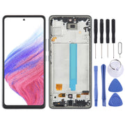 For Samsung Galaxy A53 5G SM-A536 6.48 inch OLED LCD Screen Digitizer Full Assembly with Frame(Black)