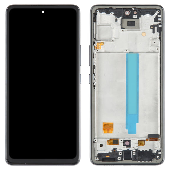 For Samsung Galaxy A53 5G SM-A536 6.48 inch OLED LCD Screen Digitizer Full Assembly with Frame(Black)
