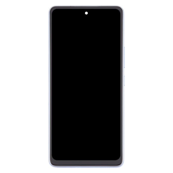 For Samsung Galaxy A53 5G SM-A536 6.48 inch OLED LCD Screen Digitizer Full Assembly with Frame (Blue)