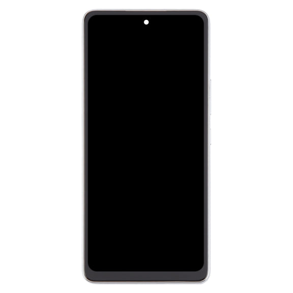 For Samsung Galaxy A53 5G SM-A536 6.48 inch OLED LCD Screen Digitizer Full Assembly with Frame (White)