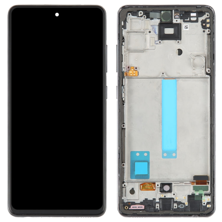 6.33 inch OLED LCD Screen for Samsung Galaxy A52 5G SM-A526 Digitizer Full Assembly with Frame(Black)