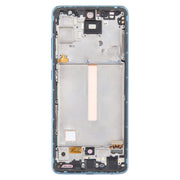 For Samsung Galaxy A52 4G SM-A525 6.43 inch OLED LCD Screen Digitizer Full Assembly with Frame (Blue)