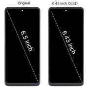 For Samsung Galaxy A52 4G SM-A525 6.43 inch OLED LCD Screen Digitizer Full Assembly with Frame (White)