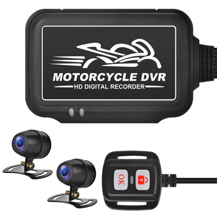 SE3 Dual AHD 1080P Waterproof HD Motorcycle DVR Without Screen, Support TF Card / Cycling Video / Parking Monitoring - free shipping - PMC Jewellery - Order now!