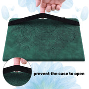 For Huawei MatePad SE 10.4 2022 Peacock Embossed Pattern Leather Tablet Case(Green)