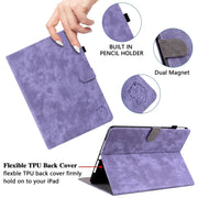 For Lenovo Tab P11 Pro Gen 2 11.2 Tiger Pattern Flip Leather Tablet Case(Purple)