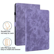 For Honor Pad V8 Pro Tiger Pattern Flip Leather Tablet Case(Purple)