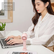 U16 Portable Handheld Cooling Electric Fan(Pink)