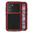 For Samsung Galaxy S23 5G LOVE MEI Metal Shockproof Life Waterproof Dustproof Phone Case(Red) - free shipping - PMC TechLife - Order now!
