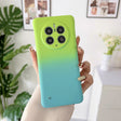 For Huawei P50 Pro Frameless Skin Feel Gradient Phone Case(Green Blue) - Huawei Cases by PMC TechLife | Online Shopping South Africa | PMC TechLife | Buy Now Pay Later Mobicred
