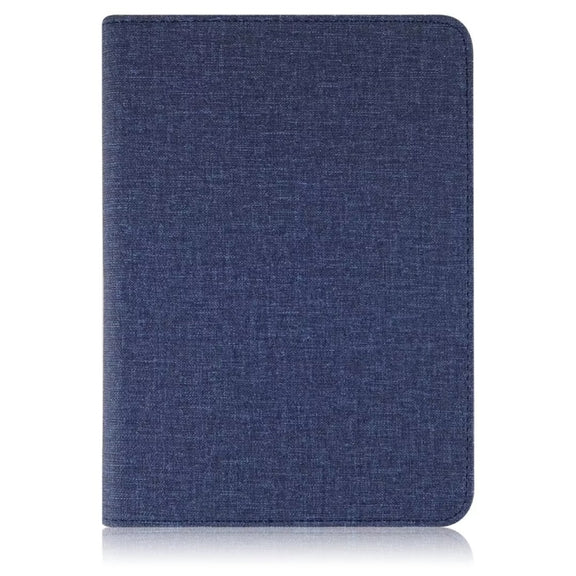 For 6 inch Rotating Universal Leather Tablet Case(Blue)