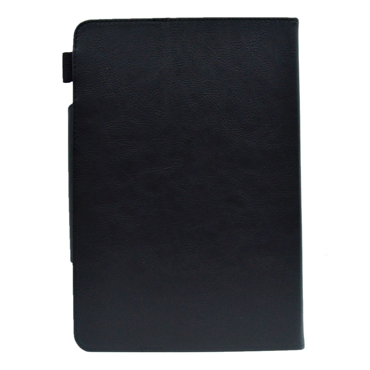 For 7 inch Suede Cross Texture Magnetic Clasp Leather Tablet Case(Black) - 7 inch by PMC TechLife | Online Shopping South Africa | PMC TechLife | Buy Now Pay Later Mobicred