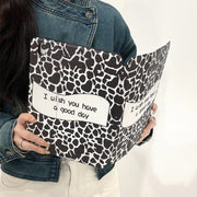 Magnetic Detachable Painted Tablet Leather Case For iPad Air 11 2024 / iPad Pro 11 2022 / 2021 / 2020 / 2018(Black and White Spots)