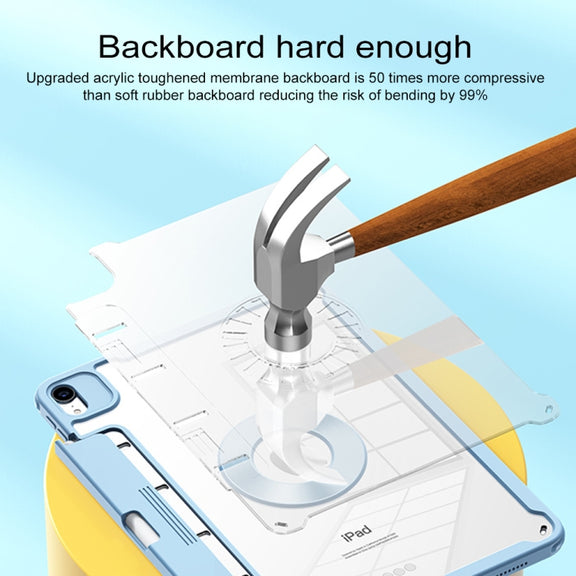 For Huawei MatePad 11 Detachable Rotating Leather Tablet Case(Blue)