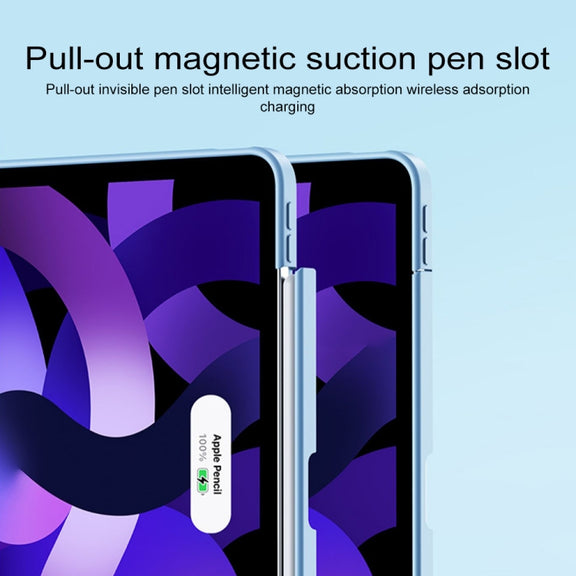 For Huawei MatePad 11 Detachable Rotating Leather Tablet Case(Blue)