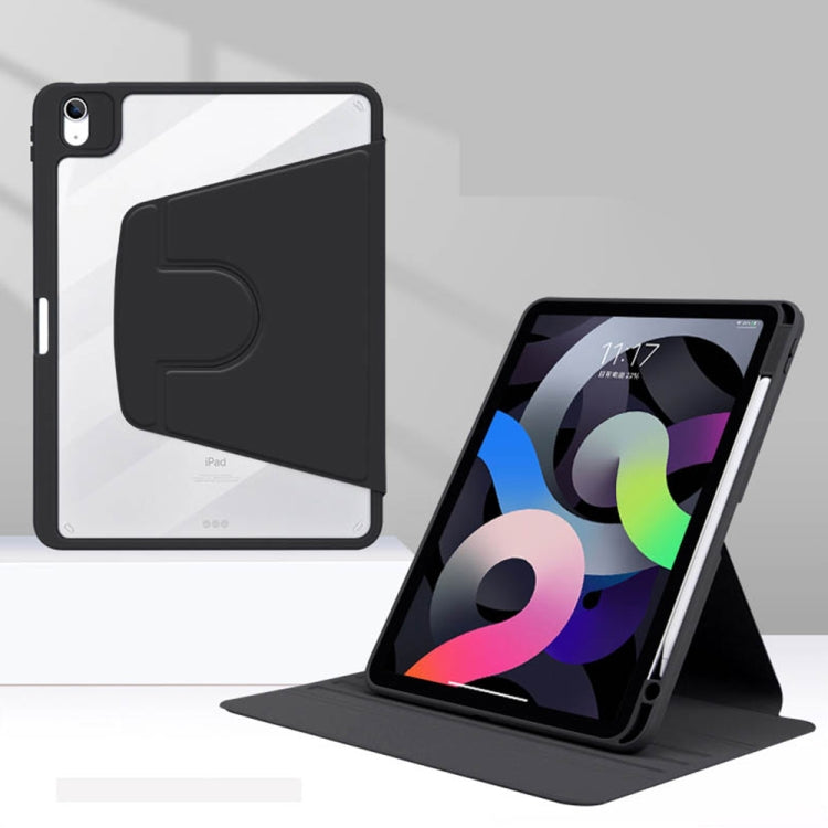 Acrylic Rotating Leather Tablet Case For iPad Air 11 2024 / iPad Pro 11 2022 / 2021 / 2020 / 2018(Black) - iPad Pro 11 (2022/2021) Cases by PMC TechLife | Online Shopping South Africa | PMC TechLife | Buy Now Pay Later Mobicred