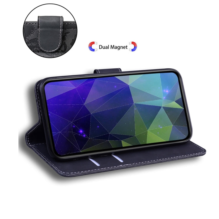 For Honor X9a Tiger Embossing Pattern Leather Phone Case(Black) - Honor Cases by PMC TechLife | Online Shopping South Africa | PMC TechLife