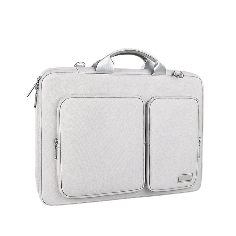 ST11 Polyester Thickened Laptop Bag, Size:14.1-15.4 inch(Silver Gray) - free shipping - PMC Jewellery - Order now!