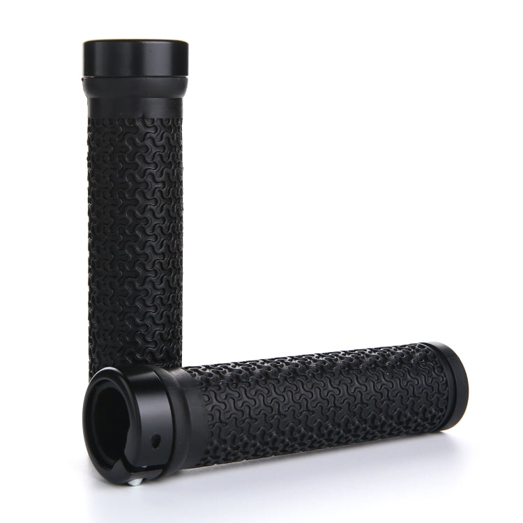AG13 1 Pair 22mm Caliber Bicycle Grips(Black) - Bicycle Grips by PMc TechLife | Online Shopping South Africa | PMc TechLife | Buy Now Pay Later Mobicred