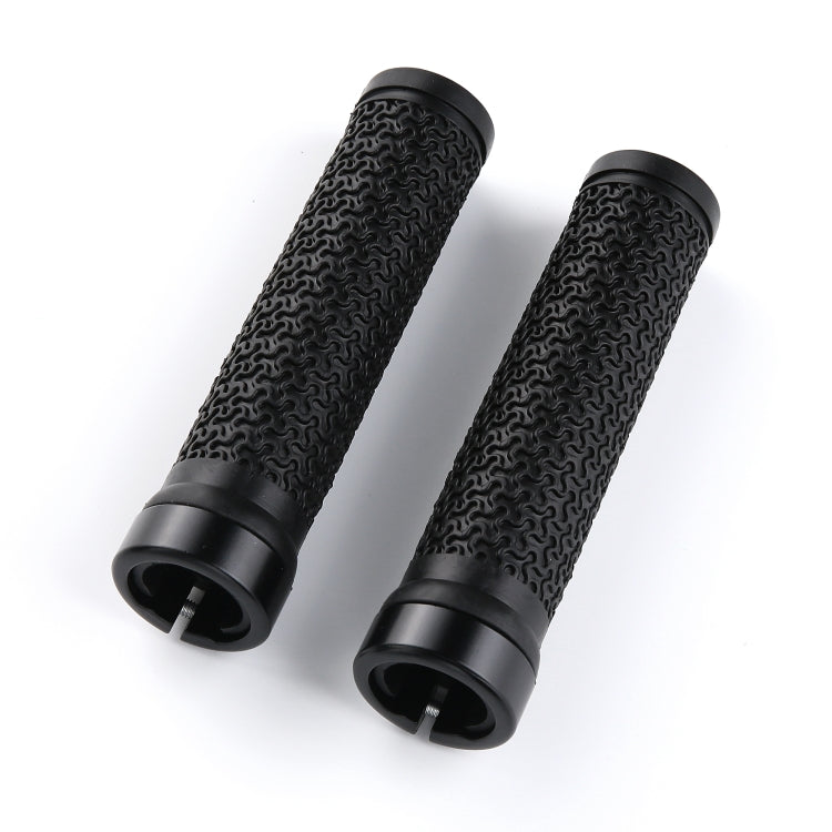 AG13 1 Pair 22mm Caliber Bicycle Grips(Black) - Bicycle Grips by PMc TechLife | Online Shopping South Africa | PMc TechLife | Buy Now Pay Later Mobicred