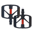B610 1 Pair Mountain Bicycle Carbon Fiber Palin Bearing Pedals(Red) - free shipping - PMc TechLife - Order now!