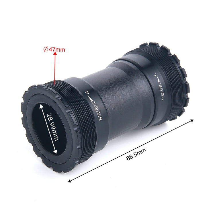 T47BDUB Bottom Bracket Fits 86.5mm Width of Bicycle Frame(Black) - free shipping - PMc TechLife - Order now!