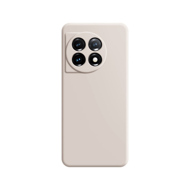For OnePlus 11 Imitation Liquid Silicone Phone Case(White) - OnePlus Cases by PMC TechLife | Online Shopping South Africa | PMC TechLife | Buy Now Pay Later Mobicred