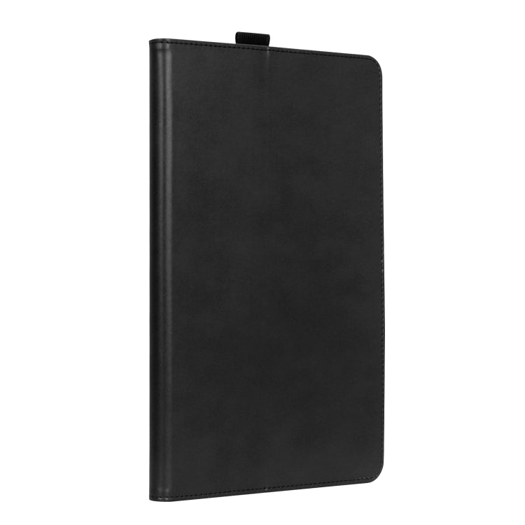 For Lenovo Tab P11 Pro Gen2 11.2 2022 TB132/138 Embossed Front Stand Leather Smart Tablet Case(Black) - Lenovo by PMC TechLife | Online Shopping South Africa | PMC TechLife | Buy Now Pay Later Mobicred