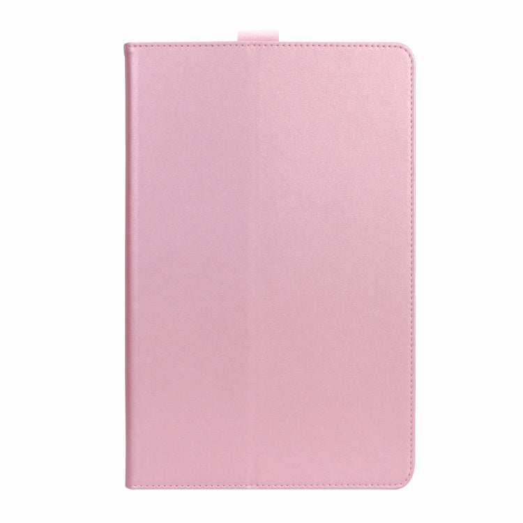For Lenovo Tab P11 Pro Gen2 11.2 2022 TB132/138 Embossed Front Stand Leather Smart Tablet Case(Rose Gold)