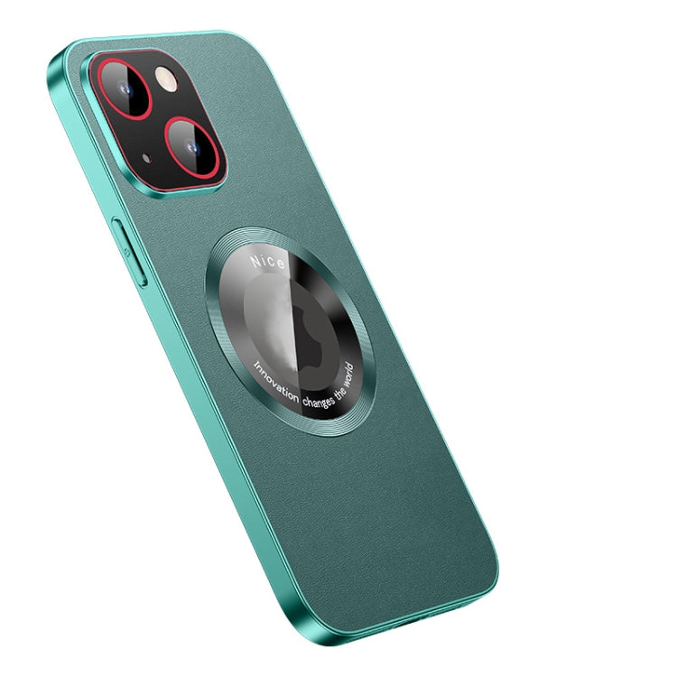 For iPhone 14 Pro R-JUST RH05 Magnetic Leather Metal Phone Case(Green) - free shipping - PMC TechLife - Order now!