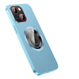 For iPhone 14 Plus R-JUST RH05 Magnetic Leather Metal Phone Case(Blue) - iPhone 14 Plus Cases by R-JUST | Online Shopping South Africa | PMC TechLife | Buy Now Pay Later Mobicred