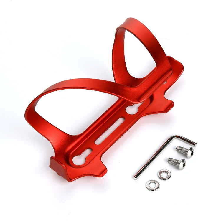 A1 Bicycle Aluminum Alloy Water Bottle Cage Holder(Red) - Holders by PMC Jewellery | Online Shopping South Africa | PMC Jewellery | Buy Now Pay Later Mobicred