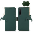 For Sony Xperia 1 V Genuine Leather Magnetic RFID Leather Phone Case(Green) - free shipping - PMC TechLife - Order now!