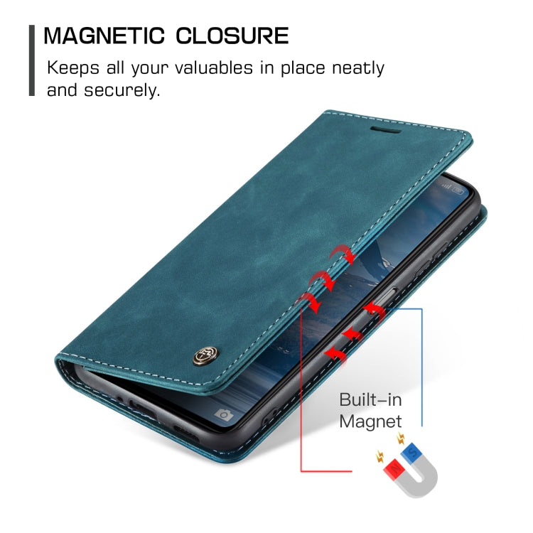 For Xiaomi Redmi Note 12 Pro+ 5G CaseMe 013 Multifunctional Horizontal Flip Leather Phone Case(Blue) - free shipping - PMC TechLife - Order now!