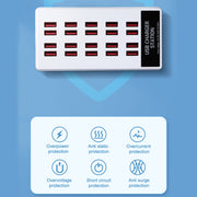 820 20-Ports Desktop USB Charger Station HUB(EU)