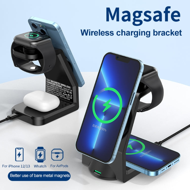 WT-158 MagSafe Magnetic Multi in One Wireless Charger