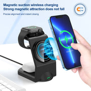 WT-158 MagSafe Magnetic Multi in One Wireless Charger