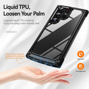 For Samsung Galaxy S24 Ultra 5G TPU + PC Lens Protection Phone Case(Black)