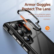 For Samsung Galaxy S24 Ultra 5G TPU + PC Lens Protection Phone Case(Black)