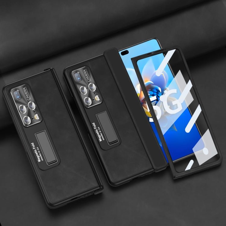 For Huawei Mate X2 5G Napa Texture All-inclusive Phone Case(Black) - Huawei Cases by PMC TechLife | Online Shopping South Africa | PMC TechLife | Buy Now Pay Later Mobicred